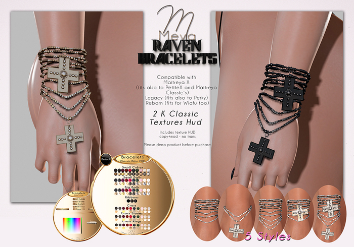 Meva Raven Bracelets