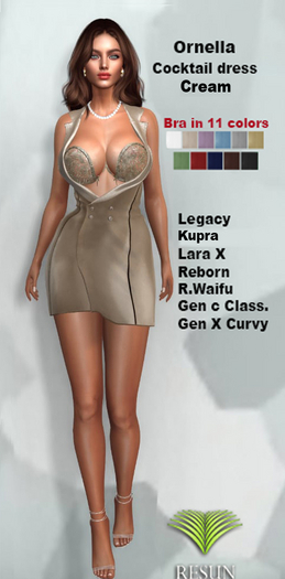 Res_Ornella dress Cream