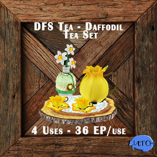 DFS Tea - Daffodil Tea Set  (TOTAL 144 EP)