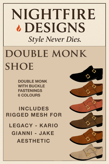 [NFD] Double Monk Shoes