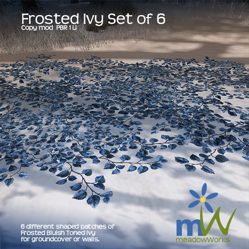 Frosted Ivy Patches