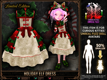=^.^= Curious Kitties - Holiday Elf Dress