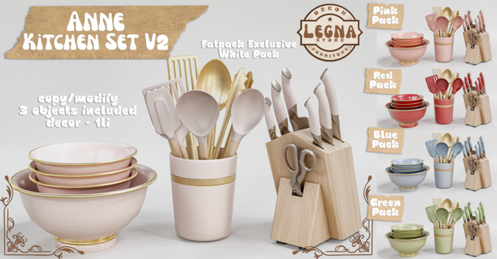 - Legna - Anne Kitchen Set V2 (Fatpack)
