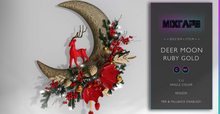 MIXTAPE Decor - deer moon - ruby gold 