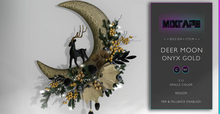 MIXTAPE Decor - deer moon - onyx gold