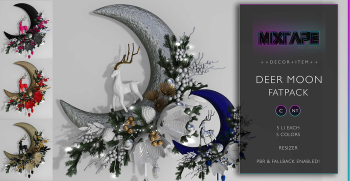 MIXTAPE Decor - deer moon - FP 