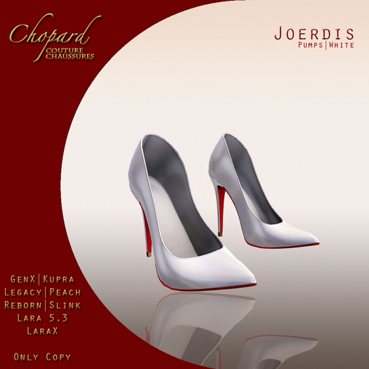 *Chopard Couture* Joerdis Pumps - White