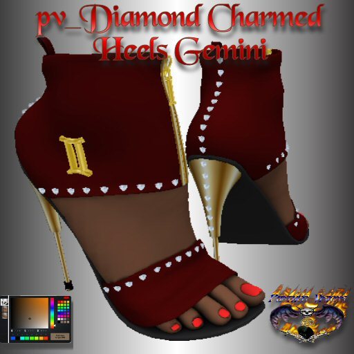 Diamond Charmed Heels_Gemini