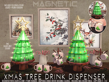 Magnetic - Xmas Tree Drink Dispenser