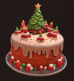 ALPHA Sculpts Christmas Cake