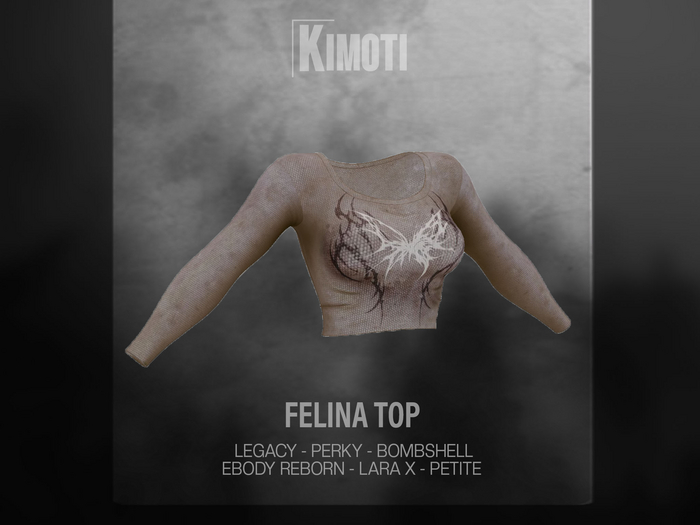 ~Kimoti~ \\ Felina Top - Coffee v2