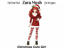 ZM PBR Christmas Cute Girl FULL PERM MESH