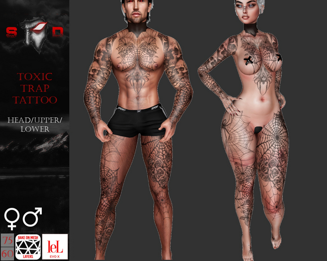 Sinister Designs: Toxic trap Tattoo
