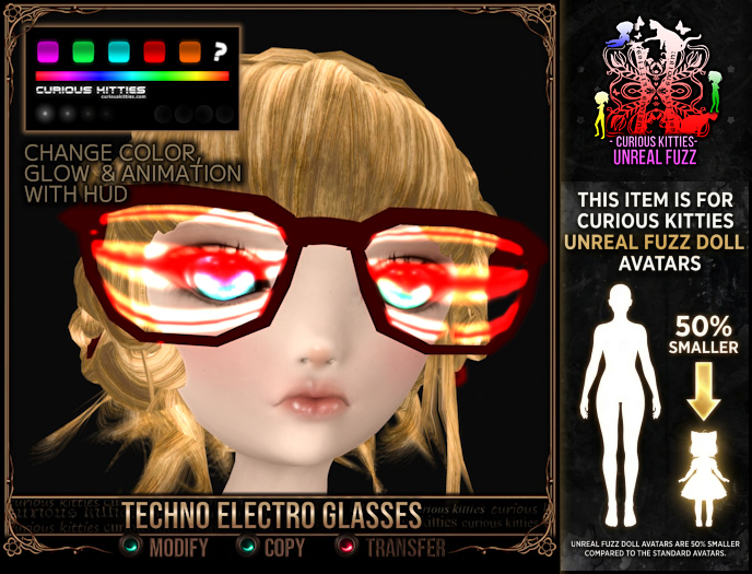 *C:K* Techno Electro Glasses