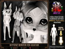 =^.^= Curious Kitties - Kittenz Winter Fox Avatar