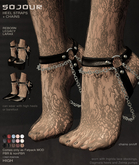 SOJOUR - Heel straps + chains - fatpack