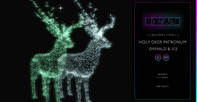 MIXTAPE Decor - holy deer patronum - emerald / ice
