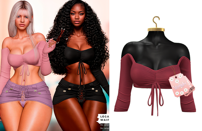 Via Fulo  Janiyah Top Red