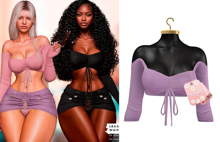 Via Fulo  Janiyah Top Purple