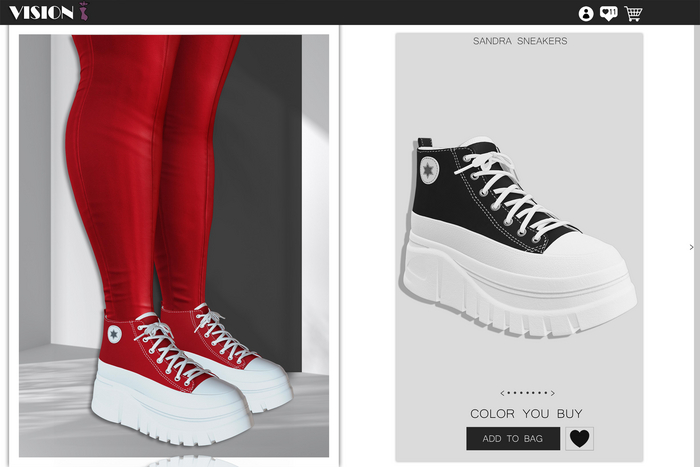 {ViSion} // Sandra Sneakers - #3 - LaraX - Legacy - Reborn