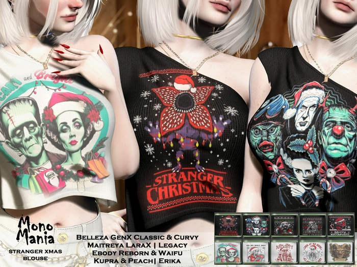 MONOMANIA - Stranger Xmas - Blouse