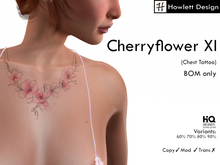 [HDesign] Cherryflower XI (Chest Tattoo)