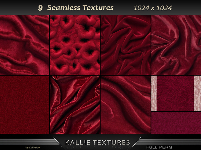 KJ Red Velvet Textures Seamless