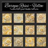 *Wallflowers* Baroque Roses - Yellow