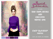 ::Sweet Intoxication - Cher Sweater - Purple