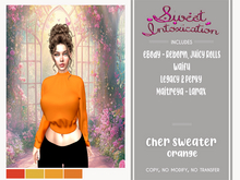 ::Sweet Intoxication - Cher Sweater - Orange