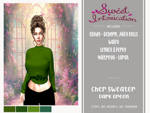 ::Sweet Intoxication - Cher Sweater - Dark Green