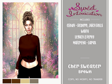 ::Sweet Intoxication - Cher Sweater - Brown