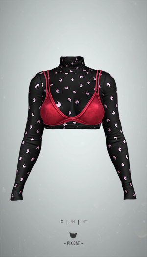 -Pixicat- Bora Top (VelvetRed)