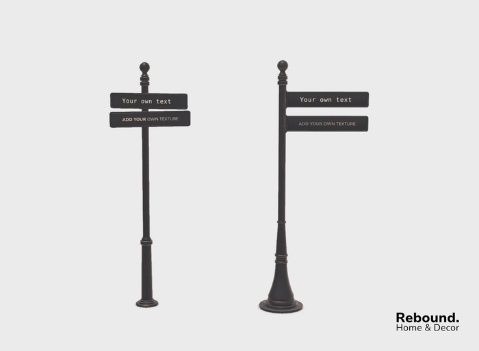 Rebound. Porta Street Sign