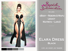 ::Sweet Intoxication:: Elara Dress - Black