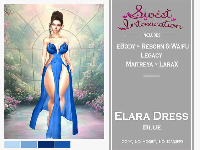 ::Sweet Intoxication:: Elara Dress - Blue
