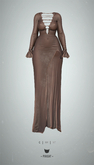 -Pixicat- Veyla Dress (LeatherBrown)