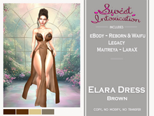 ::Sweet Intoxication:: Elara Dress - Brown