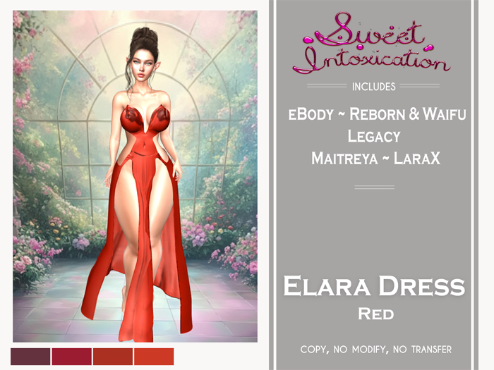 ::Sweet Intoxication:: Elara Dress - Red