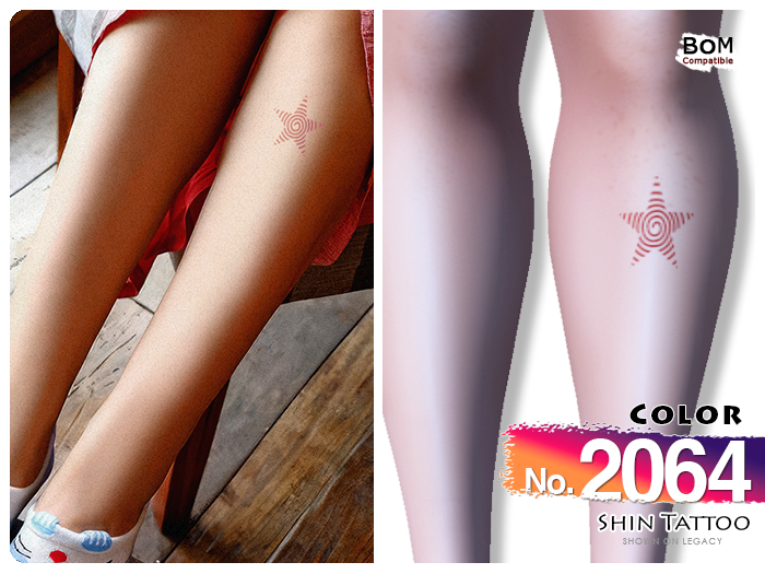 (Shin Tattoo) No.2064 Color