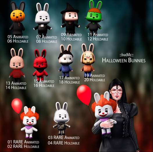 16 ::InkMe:: Halloween Bunnies