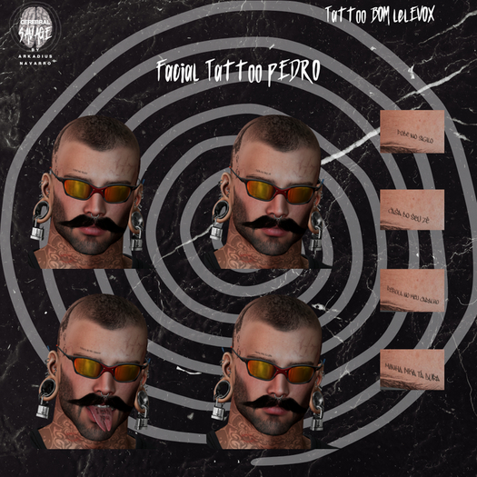 [CS] Face Tattoo Pedro