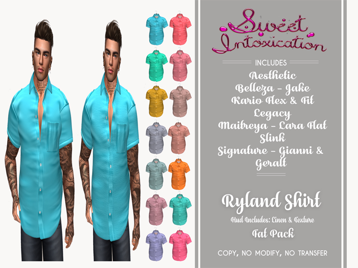 ::Sweet Intoxication:: Ryland Shirt - Fat Pack