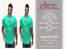::Sweet Intoxication:: Ryland Shirt - Emerald