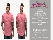 ::Sweet Intoxication:: Ryland Shirt - Flamingo Plume