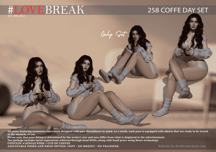 #LOVEBREAK 258 COFFE DAY SET