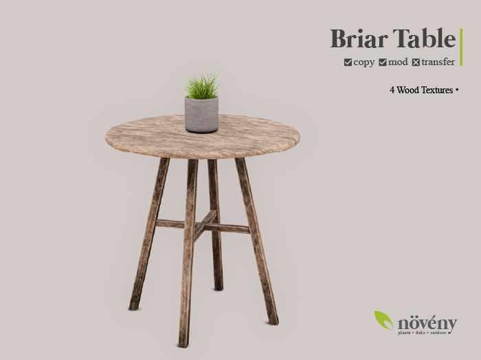 Noveny - Briar Table - AddMe