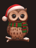 ALPHA Sculpts Christmas Owl