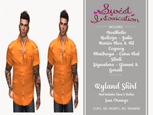 ::Sweet Intoxication:: Ryland Shirt - Sun Orange