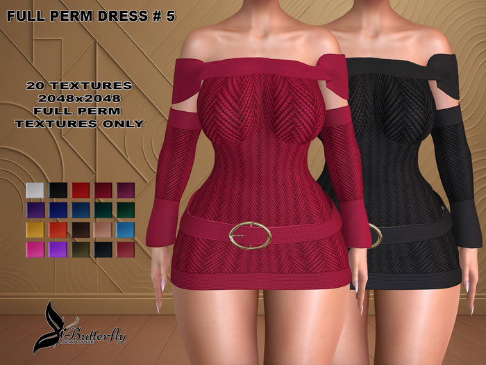 ^LB^ FULL PERM DRESS#5 Textures Pack 1 2048